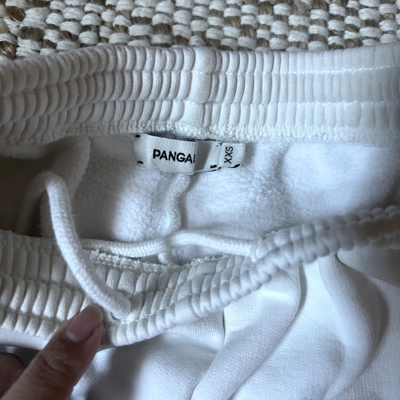 Pangaia 365 Heavyweight Track Pants white XXS fleece lined - Picture 3 of 3